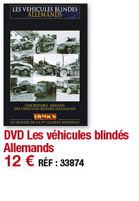 DVD Les véhicules blindés Allemands   12   RÉF : 33874