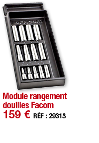 Module rangement douilles Facom   159   RÉF : 29313