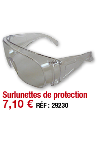 Surlunettes de protection   7,10   RÉF : 29230