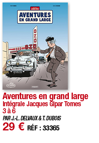 Aventures en grand large Intégrale Jacques Gipar Tomes 3 à 6 PAR J -L  DELVAUX & T  DUBOIS 29   RÉF : 33365