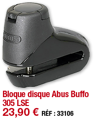 Bloque disque Abus Buffo 305 LSE   23,90   RÉF : 33106