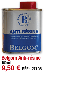 Belgom Anti-résine 150 ml       9,50   RÉF : 27108
