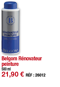 Belgom Rénovateur peinture   500 ml 21,90   RÉF : 26012