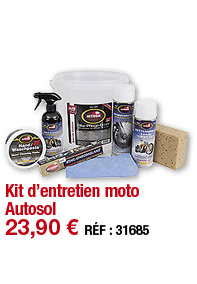 Kit d entretien moto Autosol   23,90   RÉF : 31685