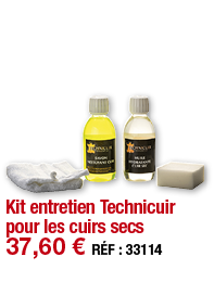 Kit entretien Technicuir pour les cuirs secs   37,60   RÉF : 33114