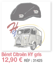 Béret Citroën HY gris   12,90   RÉF : 31425
