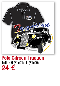 Polo Citroën Traction   Taille : M (31401) - L (31400) 24  