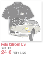 Polo Citroën DS   Taille : XXL  24   RÉF : 31391