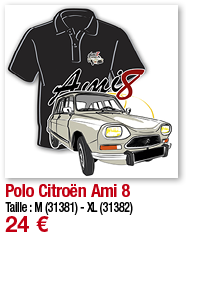 Polo Citroën Ami 8   Taille : M (31381) - XL (31382) 24  