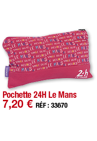 Pochette 24H Le Mans   7,20   RÉF : 33670