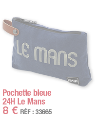 Pochette bleue 24H Le Mans   8   RÉF : 33665