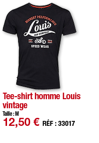 Tee-shirt homme Louis vintage   Taille : M 12,50   RÉF : 3301