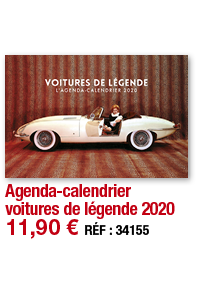 Agenda-calendrier voitures de légende 2020   11,90   RÉF : 34155