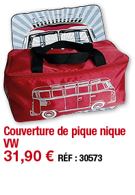 Couverture de pique nique VW   31,90   RÉF : 30573