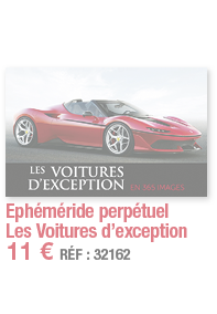 Ephéméride perpétuel Les Voitures d exception   11   RÉF : 32162