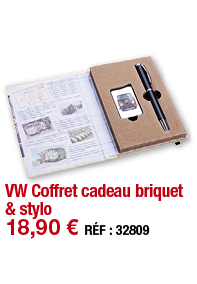 VW Coffret cadeau briquet & stylo   18,90   RÉF : 32809