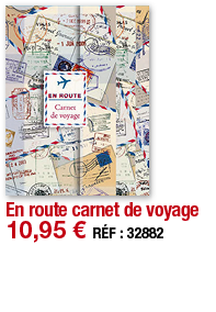 En route carnet de voyage   10,95   RÉF : 32882