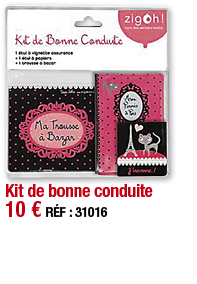 Kit de bonne conduite     10   RÉF : 31016