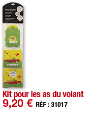 Kit pour les as du volant   9,20   RÉF : 31017