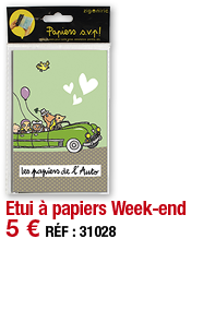Etui à papiers Week-end   5   RÉF : 31028