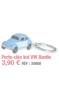 Porte-clés led VW Beetle   3,90   RÉF : 30908