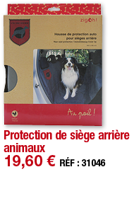Protection de siège arrière animaux   19,60   RÉF : 31046