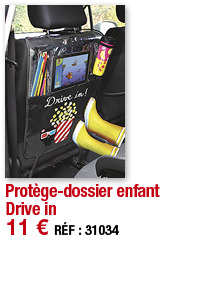 Protège-dossier enfant Drive in   11   RÉF : 31034