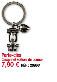 Porte-clés Casque et voiture de course 7,90   RÉF : 28968