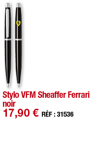 Stylo VFM Sheaffer Ferrari noir   17,90   RÉF : 31536