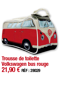 Trousse de toilette Volkswagen bus rouge     21,90   RÉF : 28029