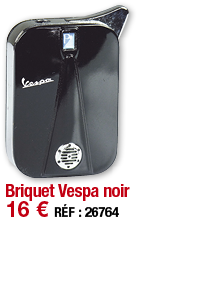 Briquet Vespa noir   16   RÉF : 26764