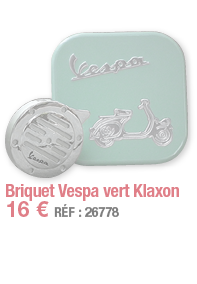 Briquet Vespa vert Klaxon   16   RÉF : 26778