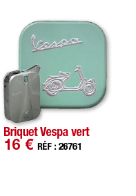 Briquet Vespa vert   16   RÉF : 26761