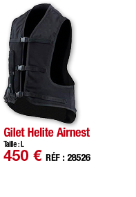 Gilet Helite Airnest   Taille : L 450   RÉF : 28526