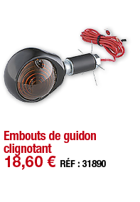 Embouts de guidon clignotant   18,60   RÉF : 31890