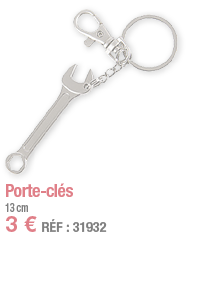Porte-clés   13 cm 3   RÉF : 31932