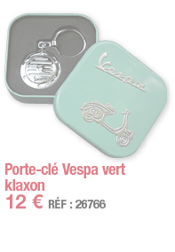 Porte-clé Vespa vert klaxon   12   RÉF : 26766