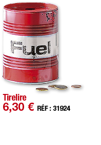 Tirelire   6,30   RÉF : 31924