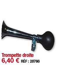 Trompette droite   6,40   RÉF : 28766