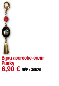 Bijou accroche-cœur Punky   6,90   RÉF : 30520