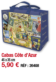 Cabas Côte d Azur     45 x 35 cm 5,90   RÉF : 26408