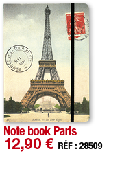 Note book Paris   12,90   RÉF : 28509