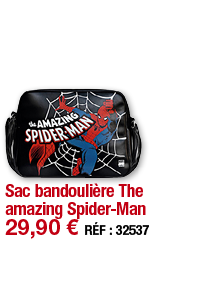 Sac bandoulière The amazing Spider-Man   29,90   RÉF : 32537