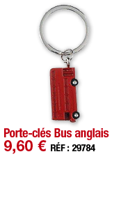 Porte-clés Bus anglais   9,60   RÉF : 29784
