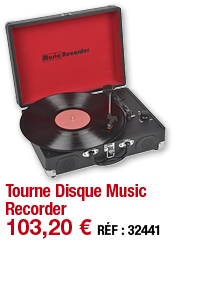 Tourne Disque Music Recorder   103,20   RÉF : 32441