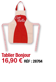 Tablier Bonjour   16,90   RÉF : 28764