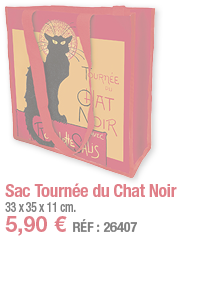 Sac Tournée du Chat Noir     33 x 35 x 11 cm  5,90   RÉF : 26407