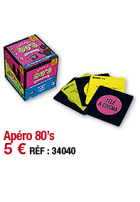 Apéro 80 s   5   RÉF : 34040