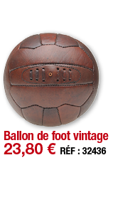 Ballon de foot vintage   23,80   RÉF : 32436
