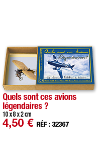 Quels sont ces avions légendaires     10 x 8 x 2 cm 4,50   RÉF : 32367